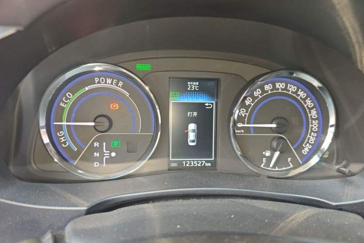 Used Toyota Levin 2016 Dual-Engine 1.8H GS E-CVT Elite Model with Sunroof Instrument Cluster
