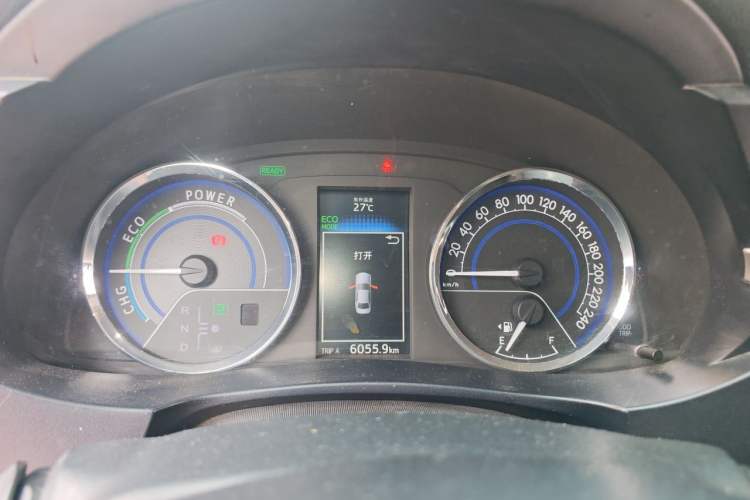 Used Toyota Levin 2016 Dual-Engine 1.8H GS E-CVT Elite Model with Sunroof Instrument Cluster