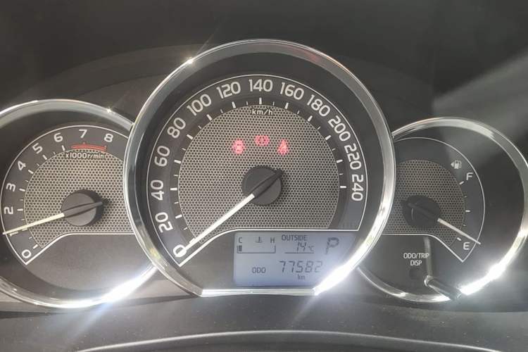 Used Toyota Levin 2016 1.6G CVT Elite Edition Instrument Cluster