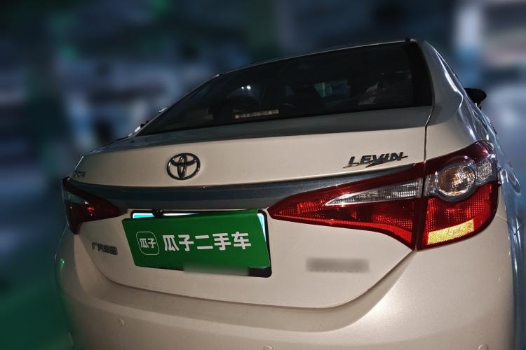 Used Toyota Levin 2016 1.6G CVT Elite Edition Rear
