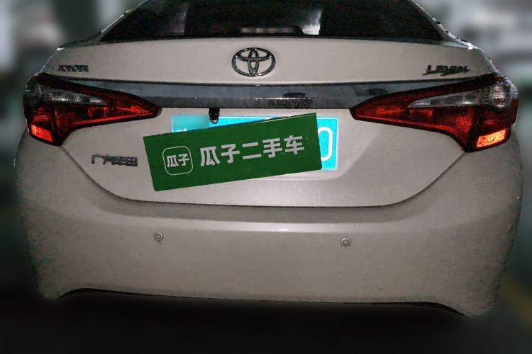 Used Toyota Levin 2016 1.6G CVT Elite Edition Rear