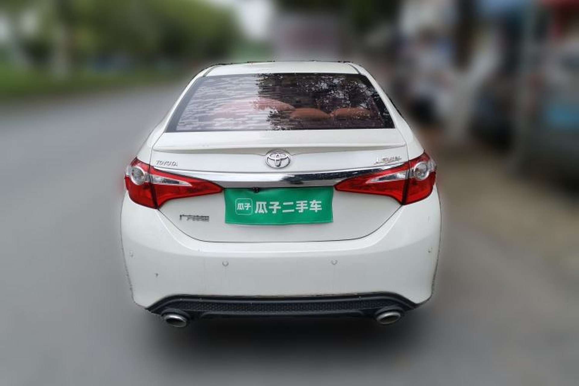 Used Toyota Levin 2016 1.6G CVT Elite Edition Rear