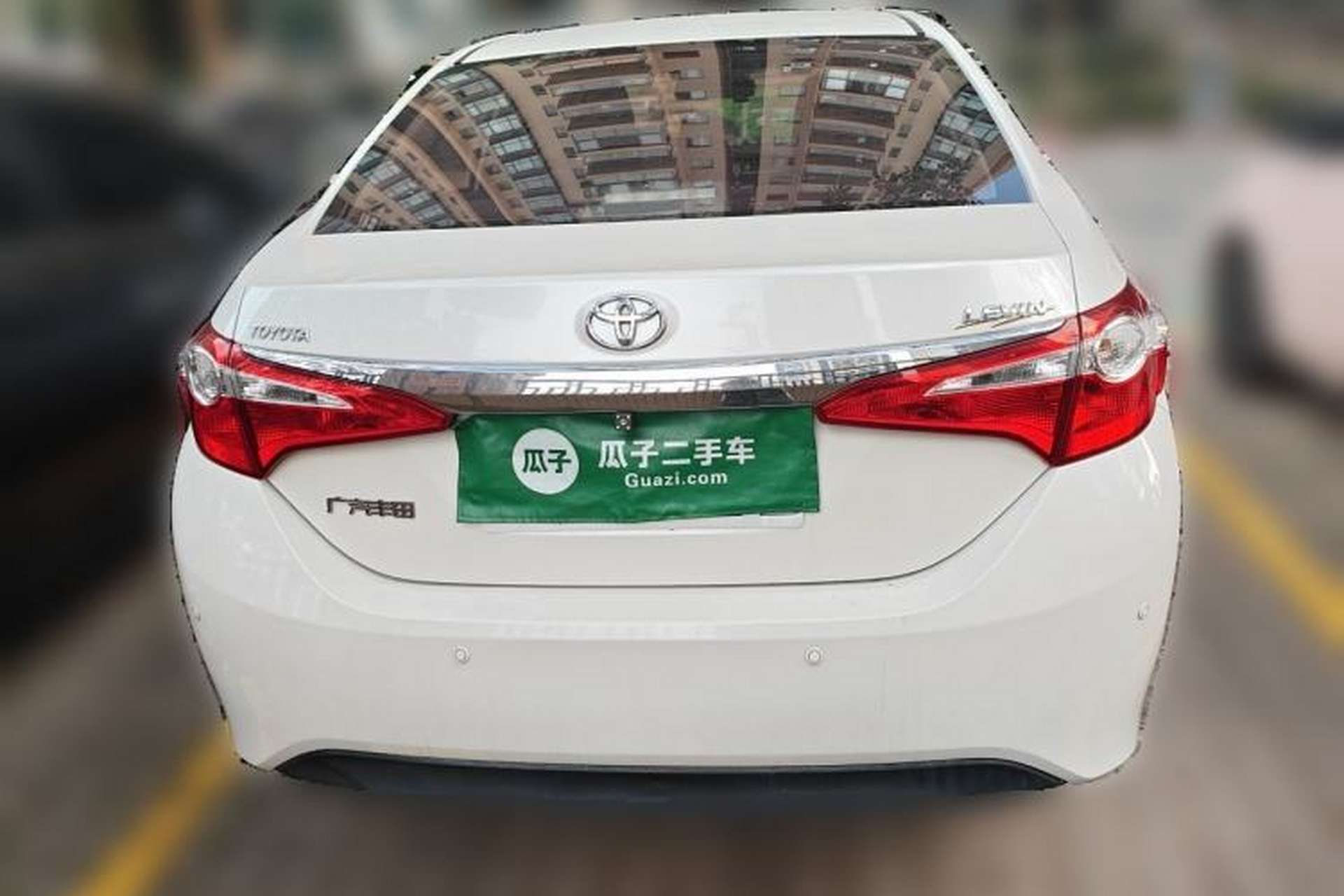 Used Toyota Levin 2016 1.6G CVT Elite Edition Rear