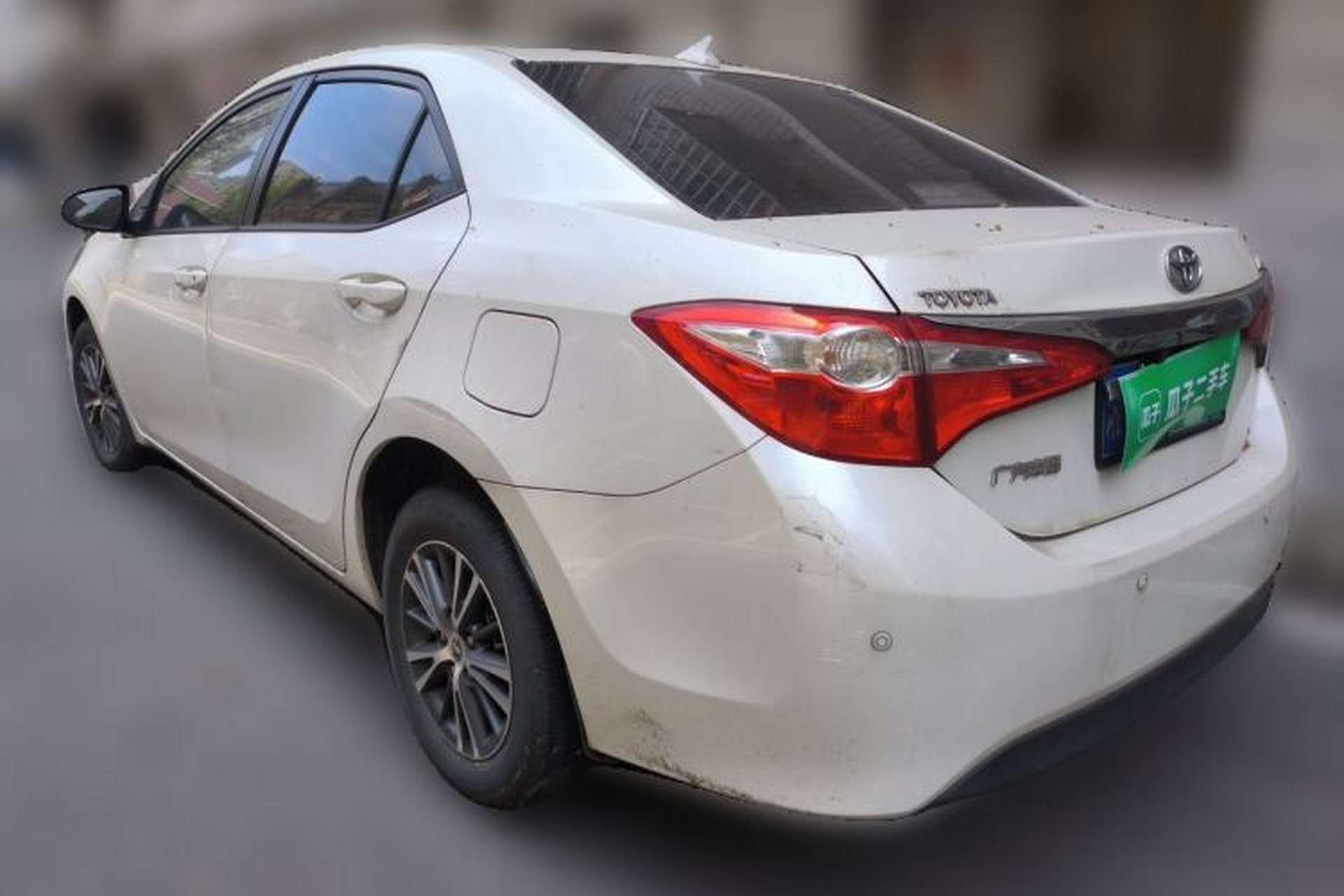 Used Toyota Levin 2016 1.6G CVT Elite Edition Rear Left 45 Deg