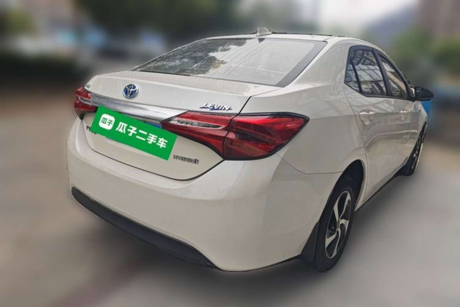 Used Toyota Levin 2016 Dual-Engine 1.8H GS E-CVT Elite Model with Sunroof Rear Right 45 Deg