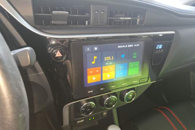 Used Toyota Levin 2017 Revised 185T CVT Elite Edition China V Standard Audio And AC Panel