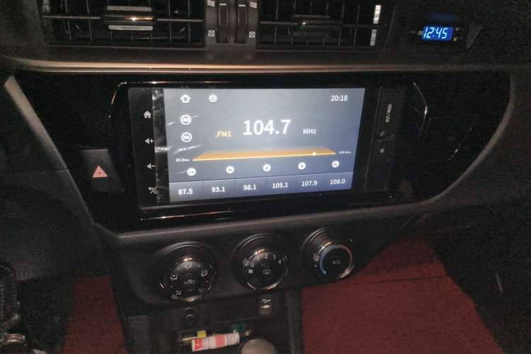 Used Toyota Levin 2017 1.8GS CVT Elite Edition Audio And AC Panel