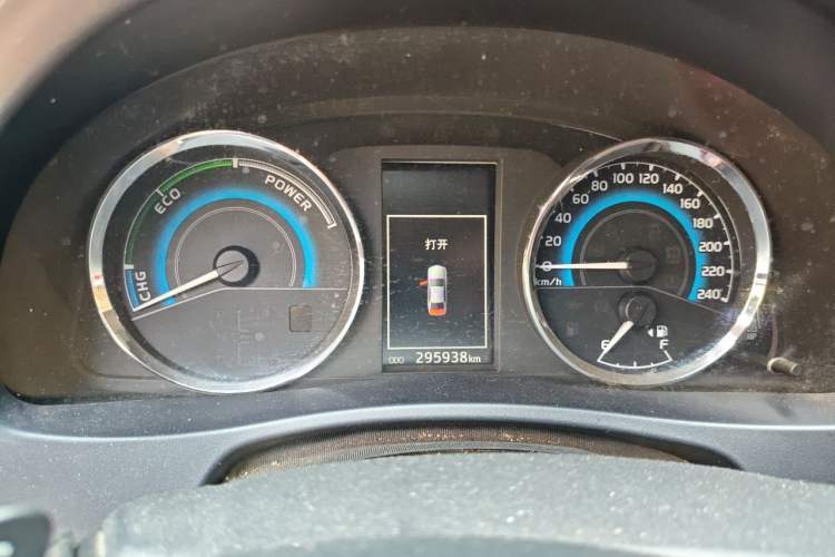 Used Toyota Levin 2017 Revised Dual-Engine 1.8H GS E-CVT Elite Sunroof Version China V Standard Instrument Cluster
