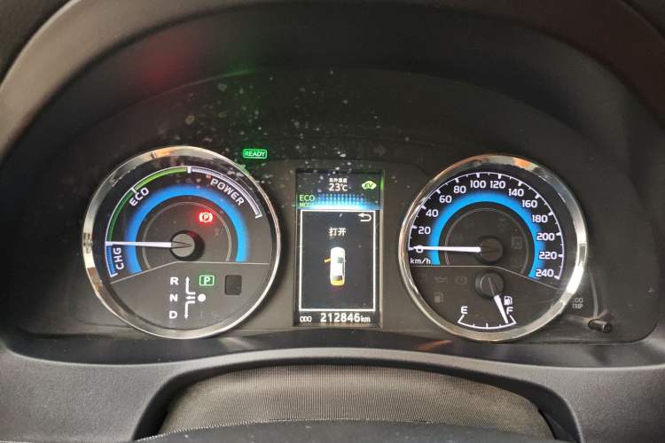 Used Toyota Levin 2017 Revised Dual-Engine 1.8H GS E-CVT Elite Sunroof Version China V Standard Instrument Cluster