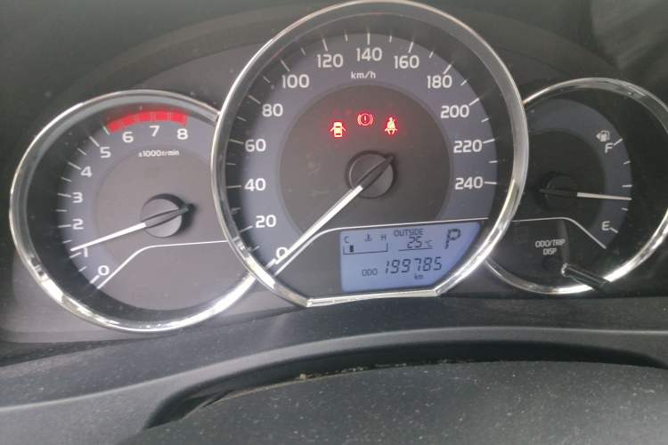 Used Toyota Levin 2017 Revised Version 185T CVT Elite Edition China VI Standard Instrument Cluster