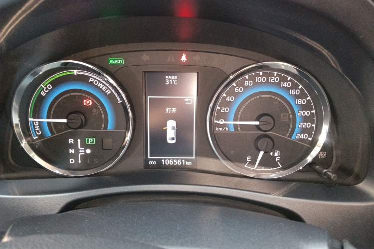 Used Toyota Levin 2017 Revised Dual-Engine 1.8H GS E-CVT Elite Sunroof Version China V Standard Instrument Cluster