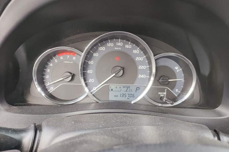 Used Toyota Levin 2017 Revised 185T CVT Elite Edition China V Standard Instrument Cluster