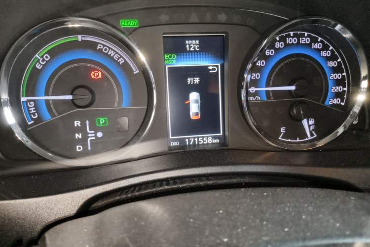 Used Toyota Levin 2017 Revised Dual-Engine 1.8H GS E-CVT Elite Sunroof Version China V Standard Instrument Cluster