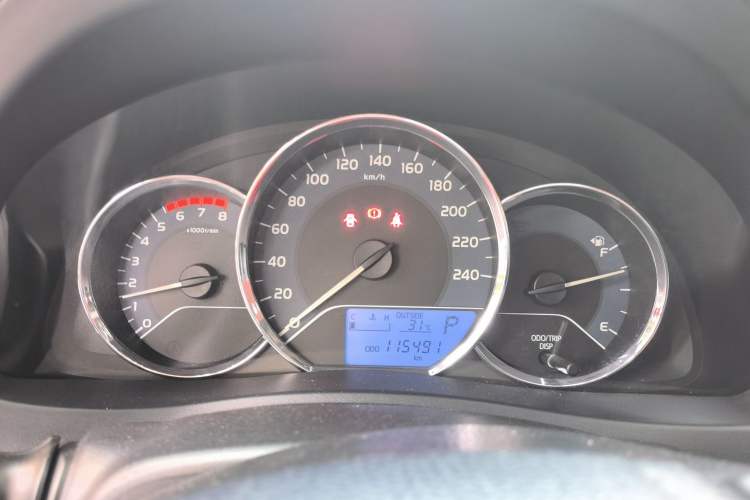 Used Toyota Levin 2017 Revised 185T CVT Elite Edition China V Standard Instrument Cluster