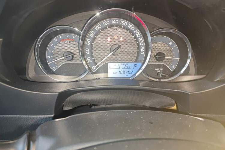 Used Toyota Levin 2017 1.2T G CVT Elite Edition Odometer Close Up