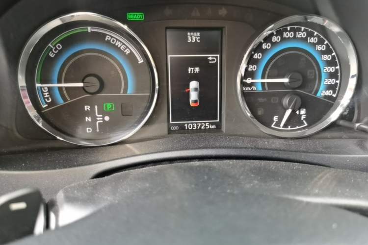Used Toyota Levin 2017 Revised Dual-Engine 1.8H GS E-CVT Elite Sunroof Version China V Standard Odometer Close Up