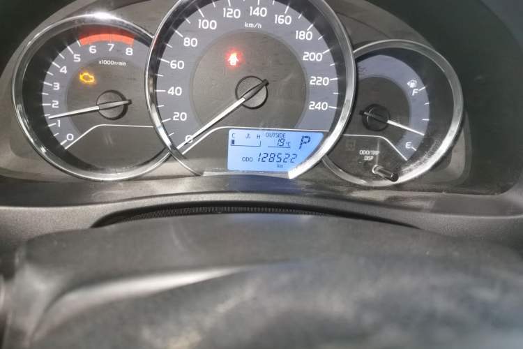 Used Toyota Levin 2017 Revised 185T CVT Elite Edition China V Standard Odometer Close Up