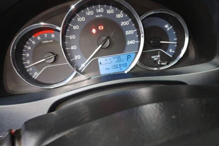 Used Toyota Levin 2017 1.2T V CVT Luxury Edition Odometer Close Up