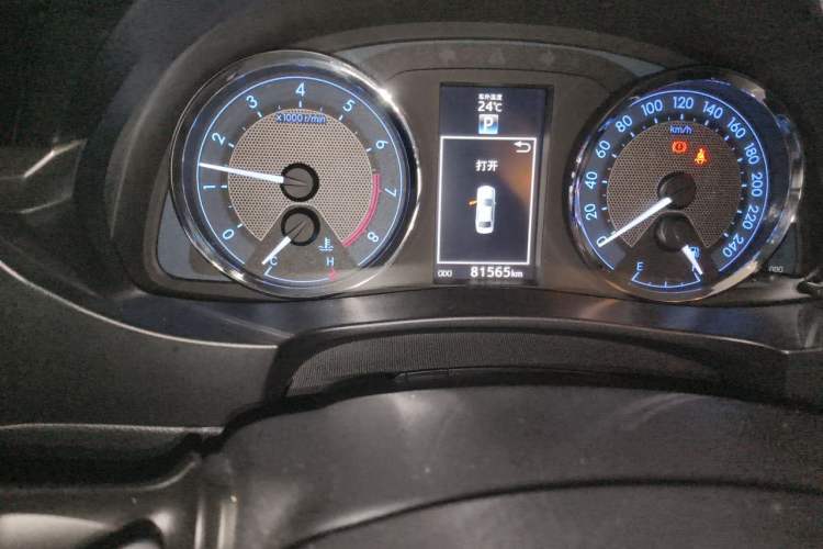Used Toyota Levin 2017 1.8GS CVT Elite Edition Odometer Close Up