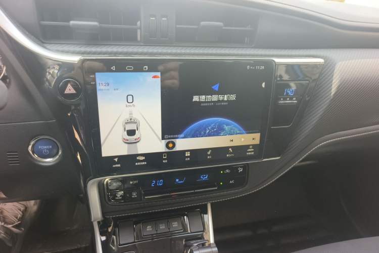 Used Toyota Levin 2017 Revised Dual-Engine 1.8H GS E-CVT Elite Sunroof Version China V Standard Audio And AC Panel