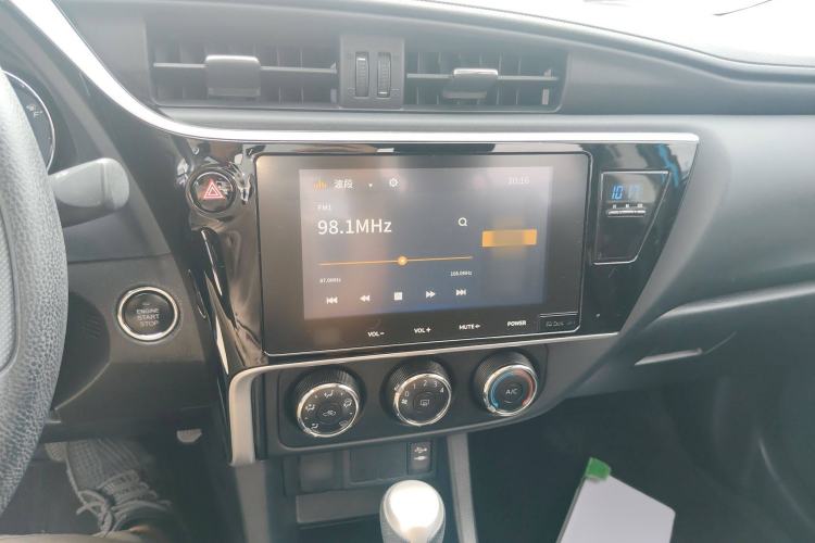 Used Toyota Levin 2017 Revised 185T CVT Elite Edition China V Standard Audio And AC Panel