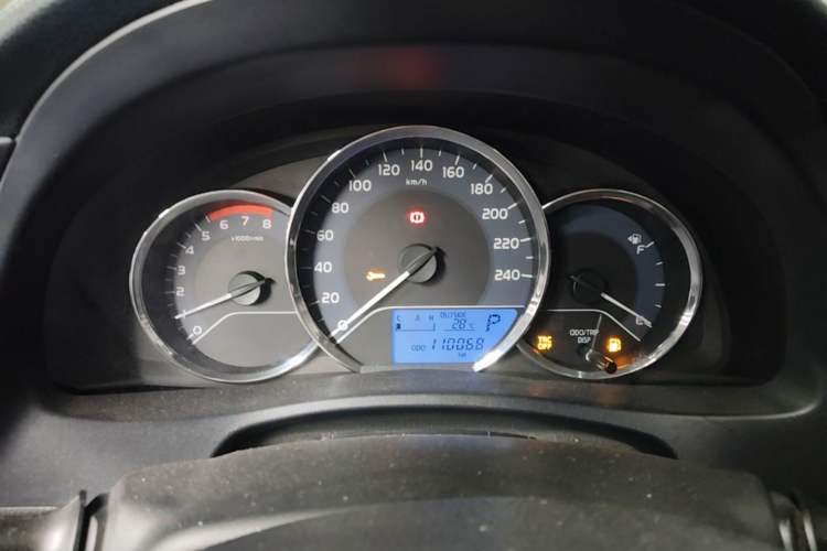 Used Toyota Levin 2017 Revised Version 185T CVT Elite Edition China VI Standard Instrument Cluster