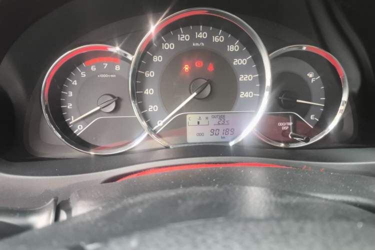 Used Toyota Levin 2017 Revised 185T Manual Elite Edition China V Standard Odometer Close Up