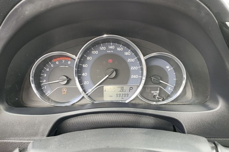 Used Toyota Levin 2017 Revised 185T CVT Elite Edition China V Standard Odometer Close Up