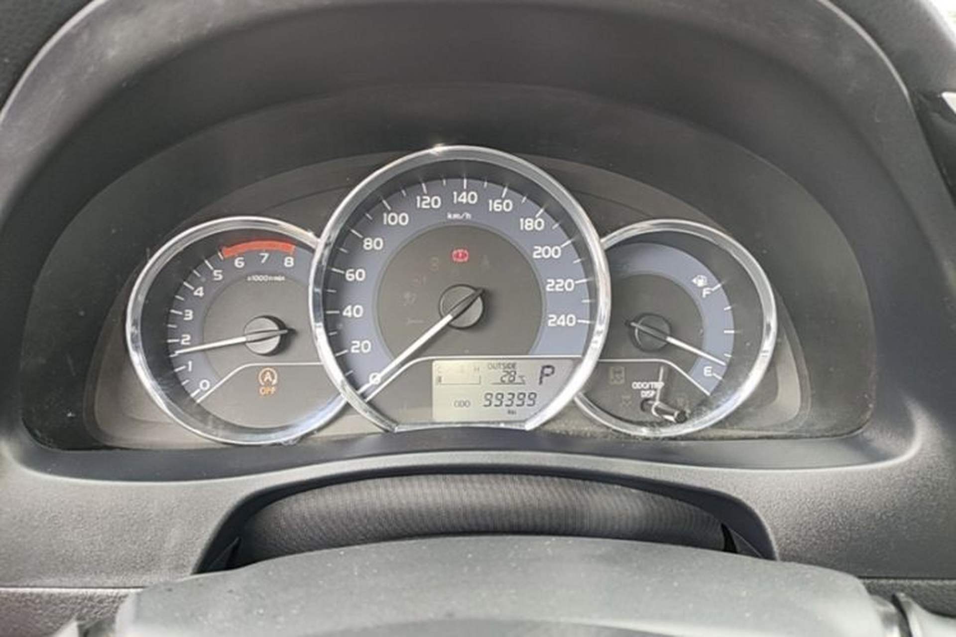 Used Toyota Levin 2017 Revised 185T CVT Elite Edition China V Standard Odometer Close Up