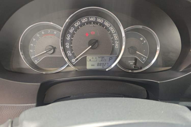 Used Toyota Levin 2017 1.2T G CVT Elite Edition Odometer Close Up