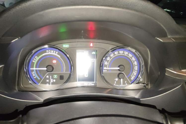 Used Toyota Levin 2017 Revised Dual-Engine 1.8H GS E-CVT Elite Sunroof Version China V Standard Instrument Cluster