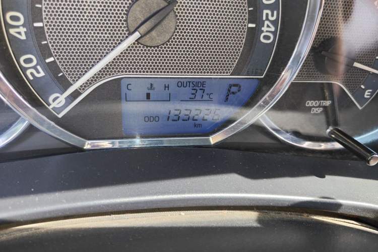 Used Toyota Levin 2017 1.2T G CVT Elite Edition Odometer Close Up