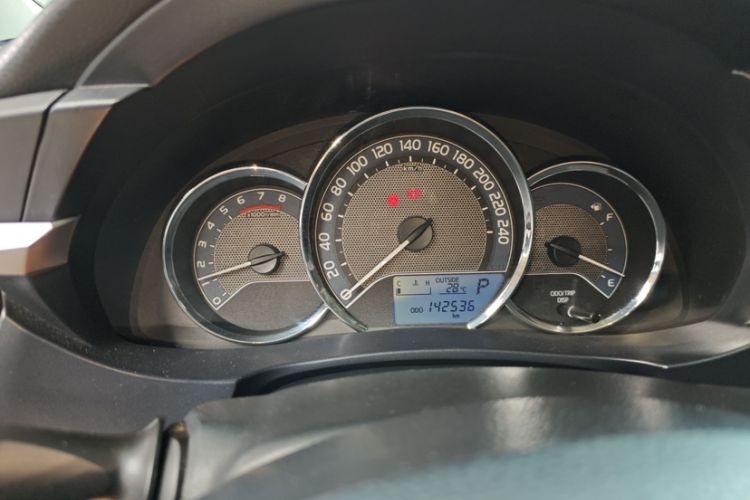 Used Toyota Levin 2017 1.2T G CVT Elite Edition Odometer Close Up