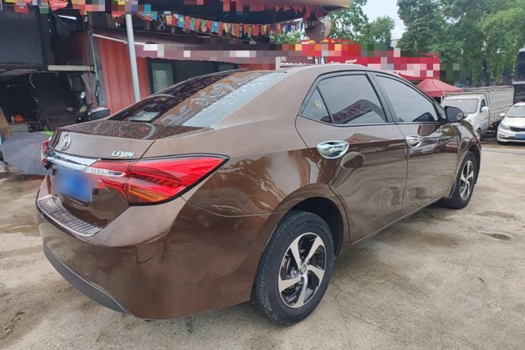Used Toyota Levin 2017 Revised 185T CVT Elite Edition China V Standard Rear Right 45 Deg