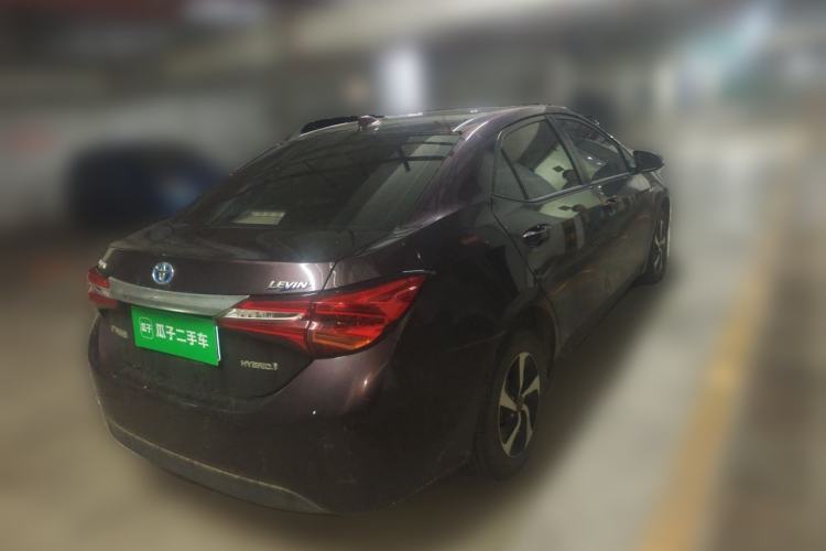 Used Toyota Levin 2017 Revised Dual-Engine 1.8H GS E-CVT Elite Sunroof Version China V Standard Rear Right 45 Deg