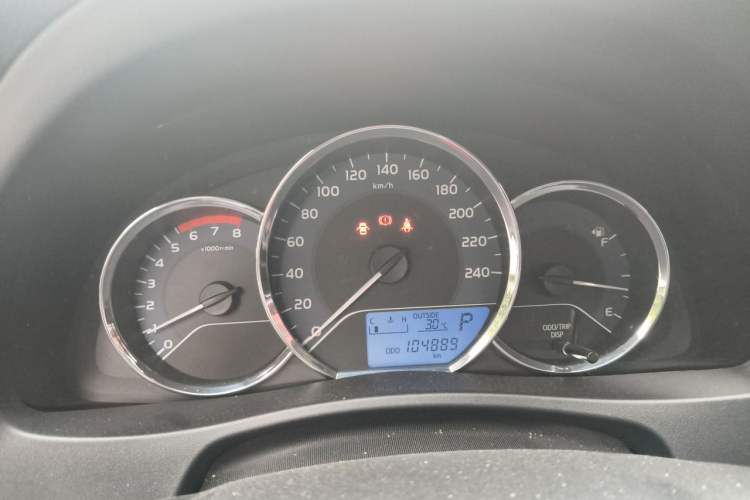 Used Toyota Levin 2017 Revised 185T CVT Elite Edition China V Standard Instrument Cluster