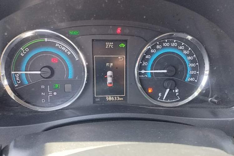 Used Toyota Levin 2017 Revised Dual-Engine 1.8H GS E-CVT Elite Sunroof Version China V Standard Instrument Cluster