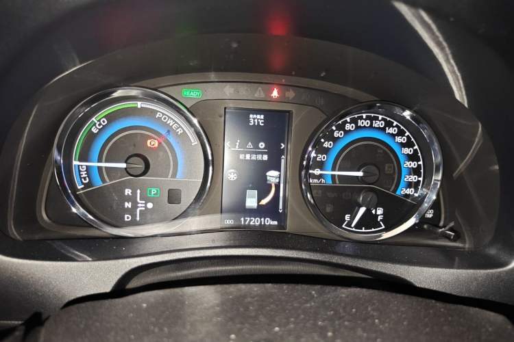 Used Toyota Levin 2017 Revised Dual-Engine 1.8H GS E-CVT Elite Sunroof Version China V Standard Instrument Cluster