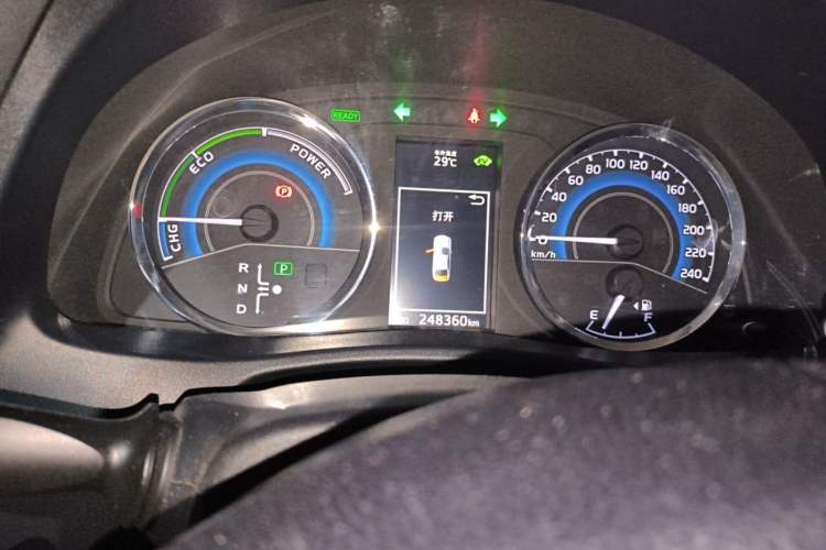 Used Toyota Levin 2017 Revised Dual-Engine 1.8H GS E-CVT Elite Sunroof Version China V Standard Instrument Cluster