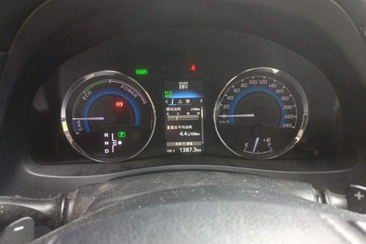 Used Toyota Levin 2017 Revised Dual-Engine 1.8H GS E-CVT Elite Sunroof Version China V Standard Instrument Cluster