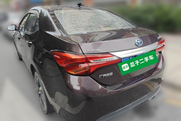 Used Toyota Levin 2017 Revised Dual-Engine 1.8H GS E-CVT Elite Sunroof Version China V Standard Rear Left 45 Deg