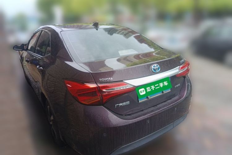 Used Toyota Levin 2017 Revised Dual-Engine 1.8H GS E-CVT Elite Sunroof Version China V Standard Rear Left 45 Deg