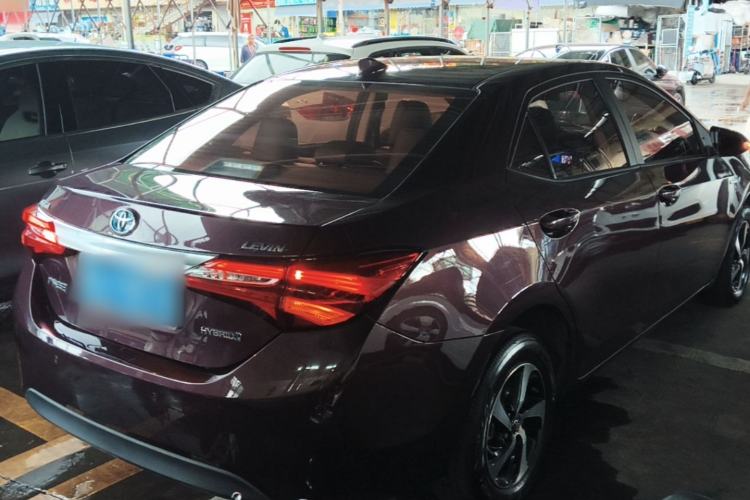 Used Toyota Levin 2017 Revised Dual-Engine 1.8H GS E-CVT Elite Sunroof Version China V Standard Rear Right 45 Deg