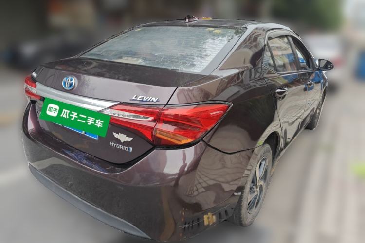 Used Toyota Levin 2017 Revised Dual-Engine 1.8H GS E-CVT Elite Sunroof Version China V Standard Rear Right 45 Deg