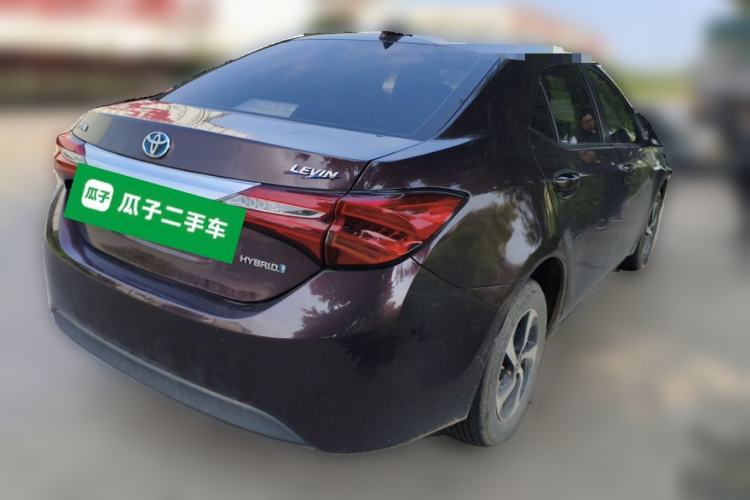 Used Toyota Levin 2017 Revised Dual-Engine 1.8H GS E-CVT Elite Sunroof Version China V Standard Rear Right 45 Deg