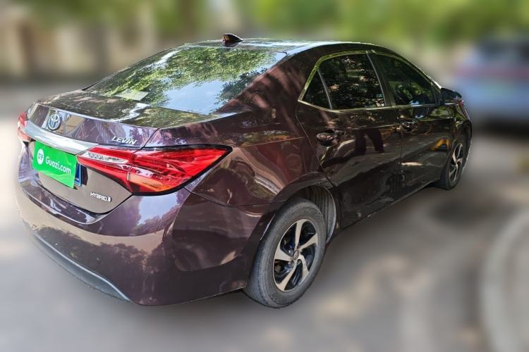 Used Toyota Levin 2017 Revised Dual-Engine 1.8H GS E-CVT Elite Sunroof Version China V Standard Rear Right 45 Deg