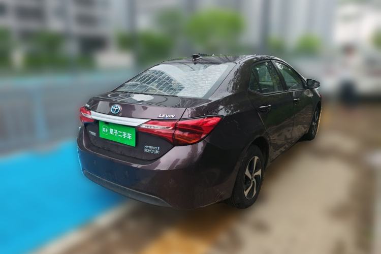 Used Toyota Levin 2017 Revised Dual-Engine 1.8H GS E-CVT Elite Sunroof Version China V Standard Rear Right 45 Deg