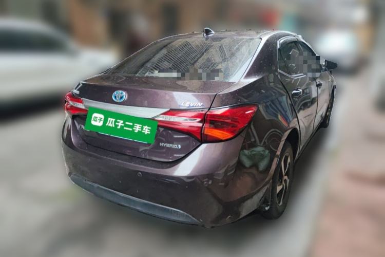 Used Toyota Levin 2017 Revised Dual-Engine 1.8H GS E-CVT Elite Sunroof Version China V Standard Rear Right 45 Deg