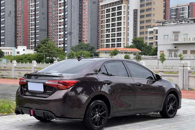 Used Toyota Levin 2017 Revised Dual-Engine 1.8H GS E-CVT Elite Sunroof Version China V Standard Rear Right 45 Deg