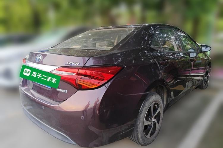 Used Toyota Levin 2017 Revised Dual-Engine 1.8H GS E-CVT Elite Sunroof Version China V Standard Rear Right 45 Deg